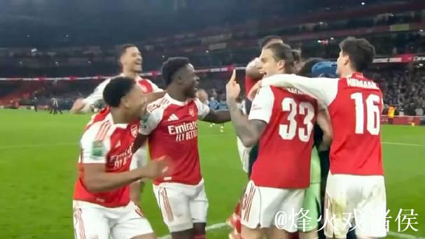阿森纳历经点球大战 9-8淘汰水晶宫晋级联赛杯4强 阿森纳历经点球大战 9-8淘汰水晶宫晋级联赛杯4强